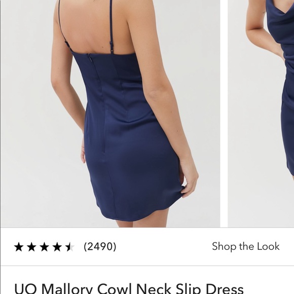 Urban Outfitters Cowl Neck Dress worn once - Picture 3 of 4